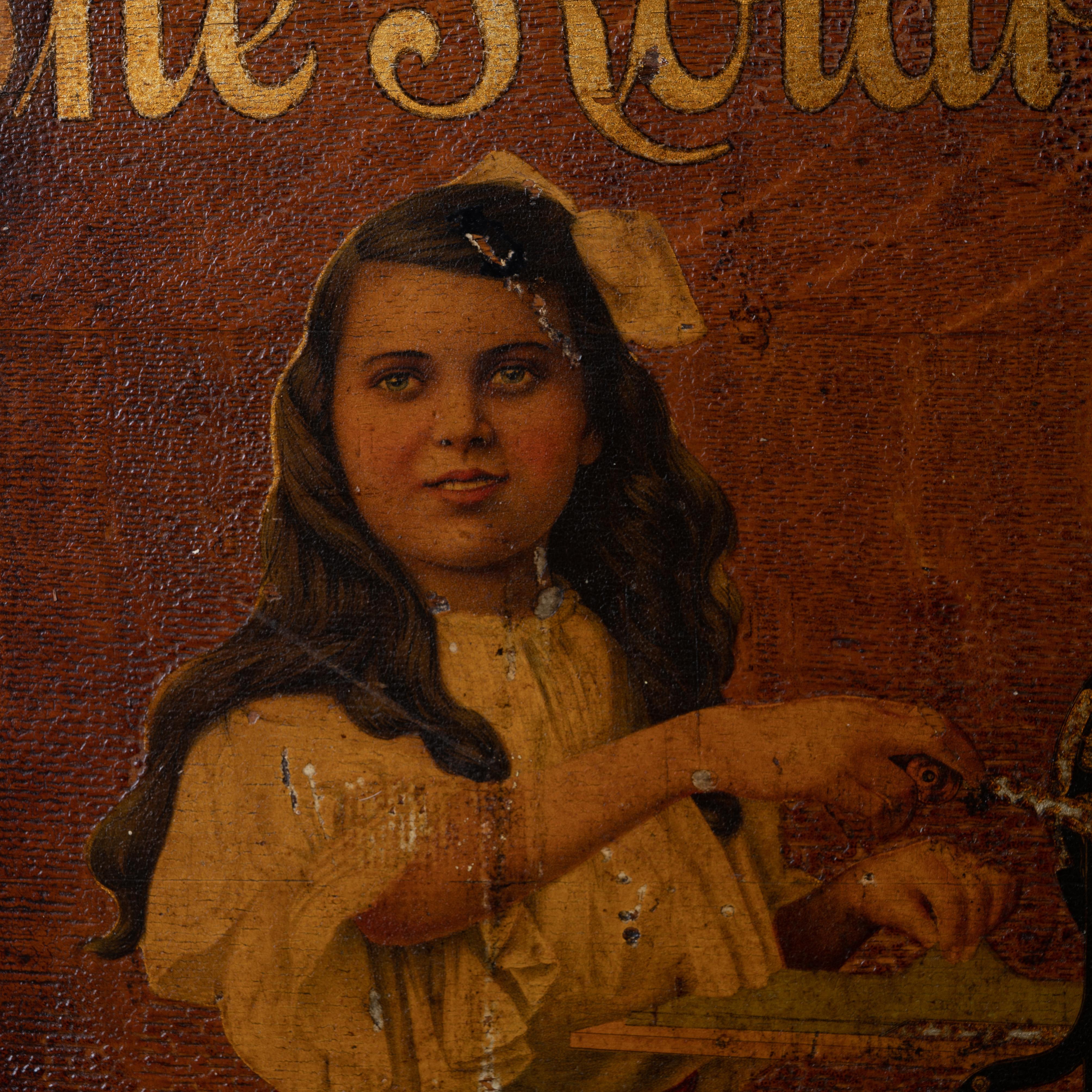 The Rotary Neostyle Advertising Sign, 1890s In Good Condition For Sale In Savannah, GA