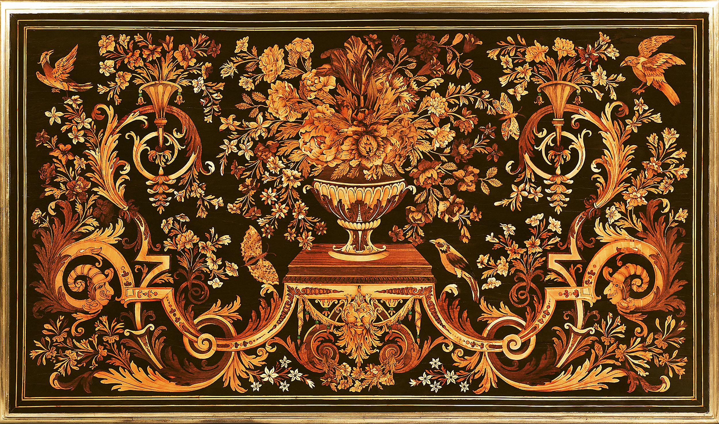 French Rothschild Desk Attributed to Pierre Golle