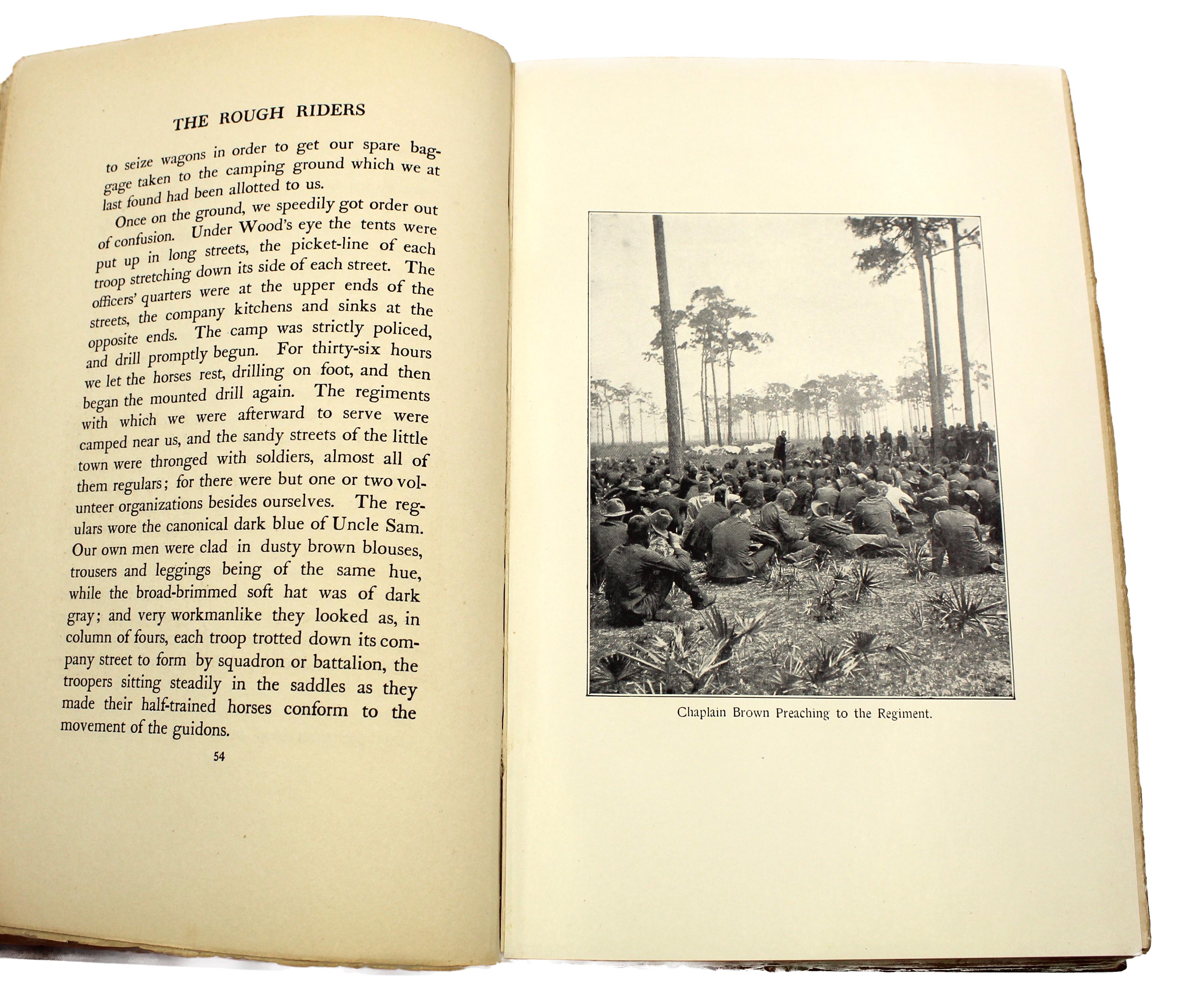 The Rough Riders by Theodore Roosevelt, First Edition, 1899 2