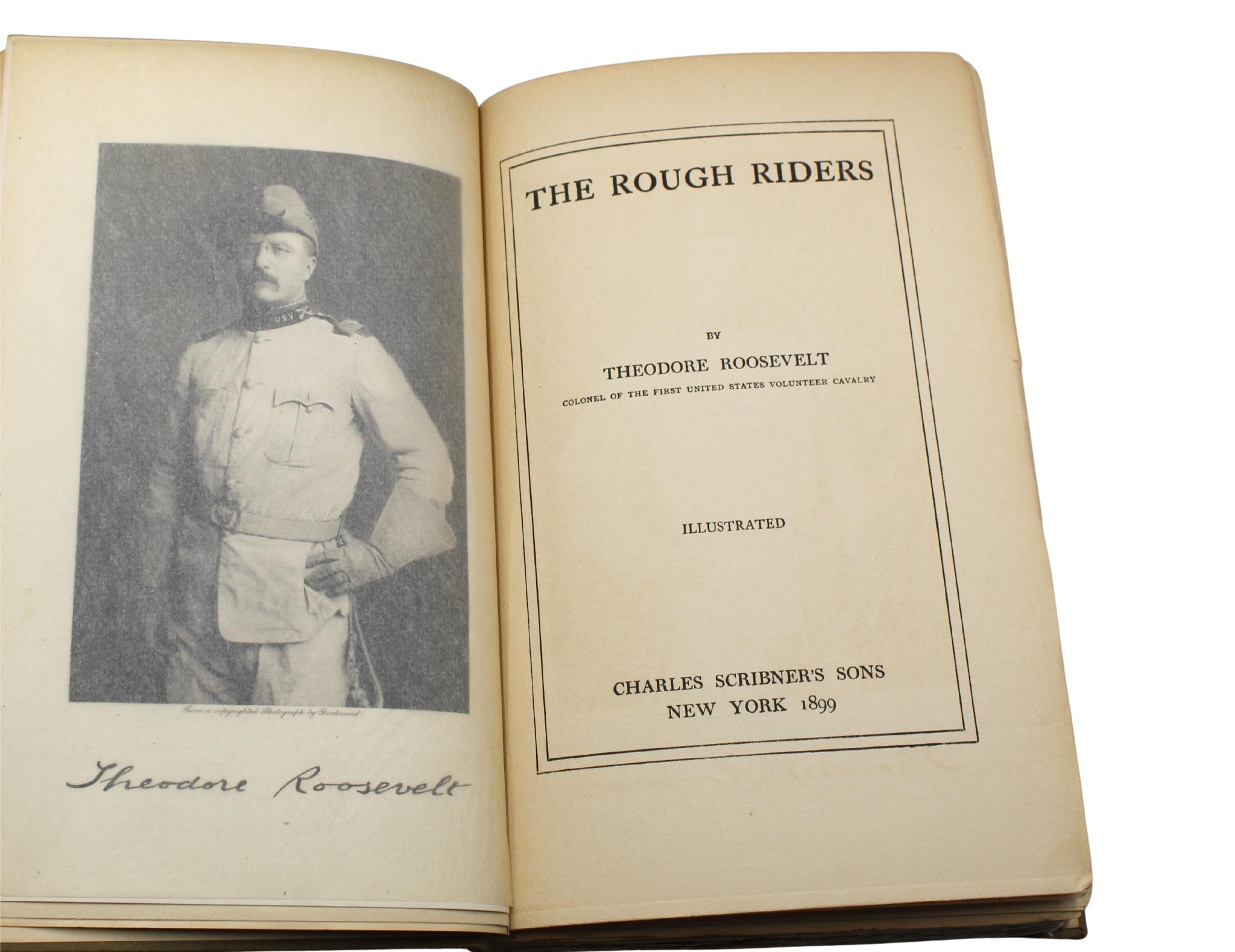 Late 19th Century The Rough Riders by Theodore Roosevelt, First Edition, in Original Boards, 1899 For Sale
