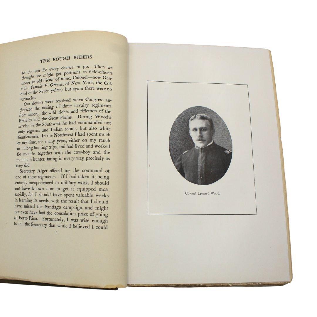 The Rough Riders by Theodore Roosevelt, First Edition, in Original Boards, 1899 1