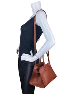 The Row Acero Ans Sella in pelle di vitello morbida Borsa Margaux 10 con tracolla