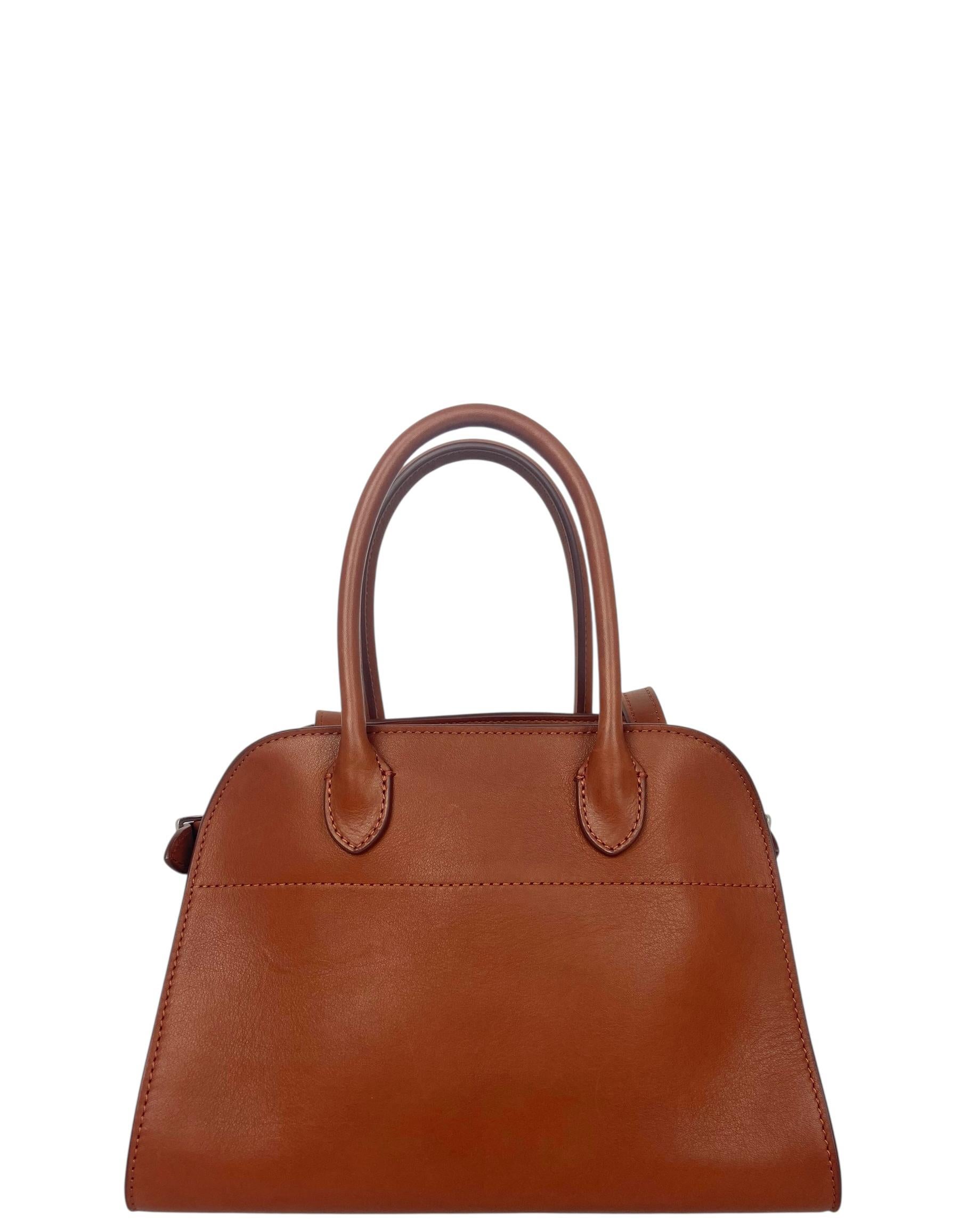 The Row Acero Ans Saddle Kalbsleder Soft Margaux 10 Tasche mit Riemen im Zustand „Hervorragend“ im Angebot in New York, NY