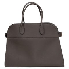 THE ROW Aschengraue Ledertasche MARGAUX 15 TOTE