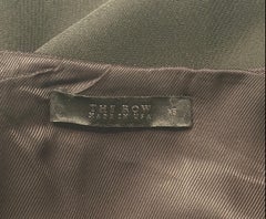 The Row AW15 Maxi cappotto in lana e viscosa nero taglia XS Tasche frontali a strappo