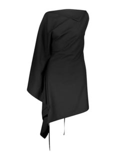 The Row Bamby Apron style Decontructed Top Black size XS/S Wool Flowy Open back