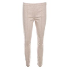 The Row Beige Denim Slim Fit Avied Pants S