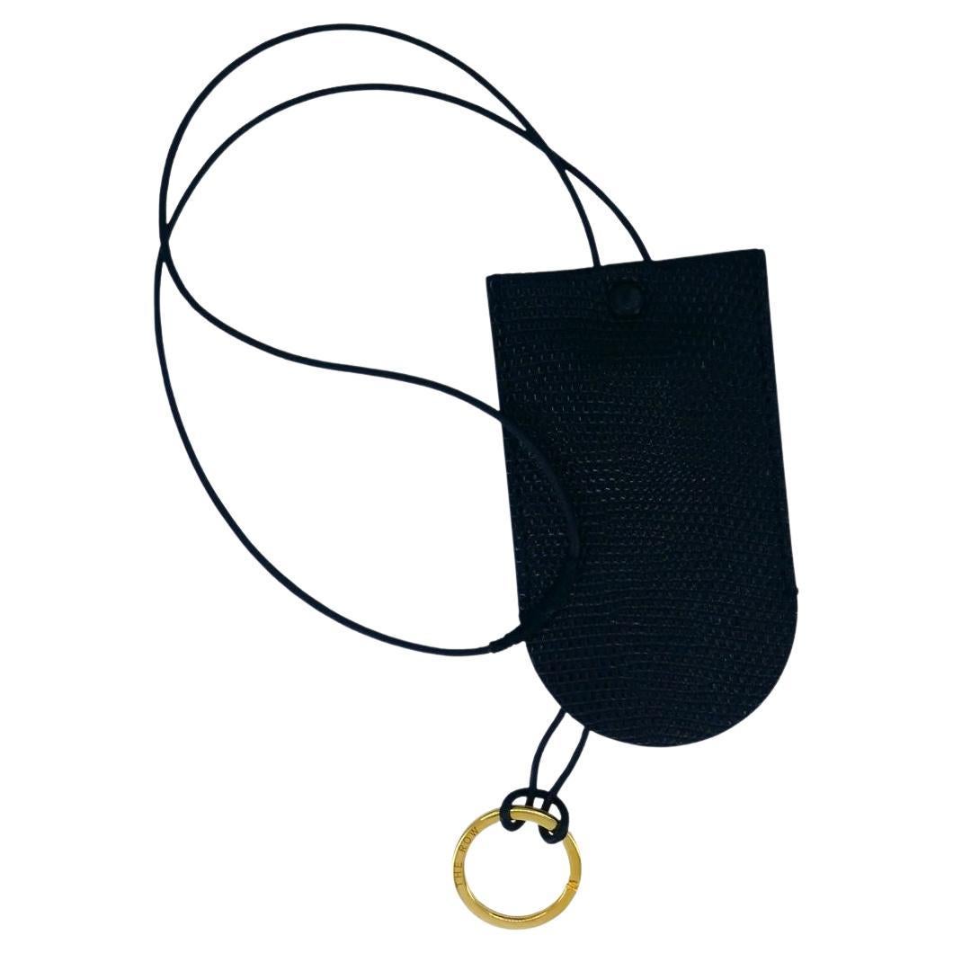 The Row Billy Schlüsselanhänger Leder Gold-Ton im Angebot