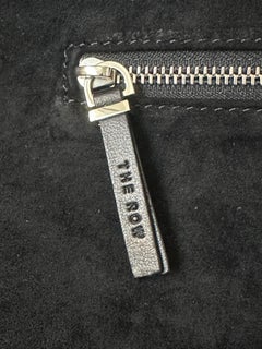 The Row Bindle Black Pleated Silk-Organza Hobo Shoulder Bag Rare Knot Top