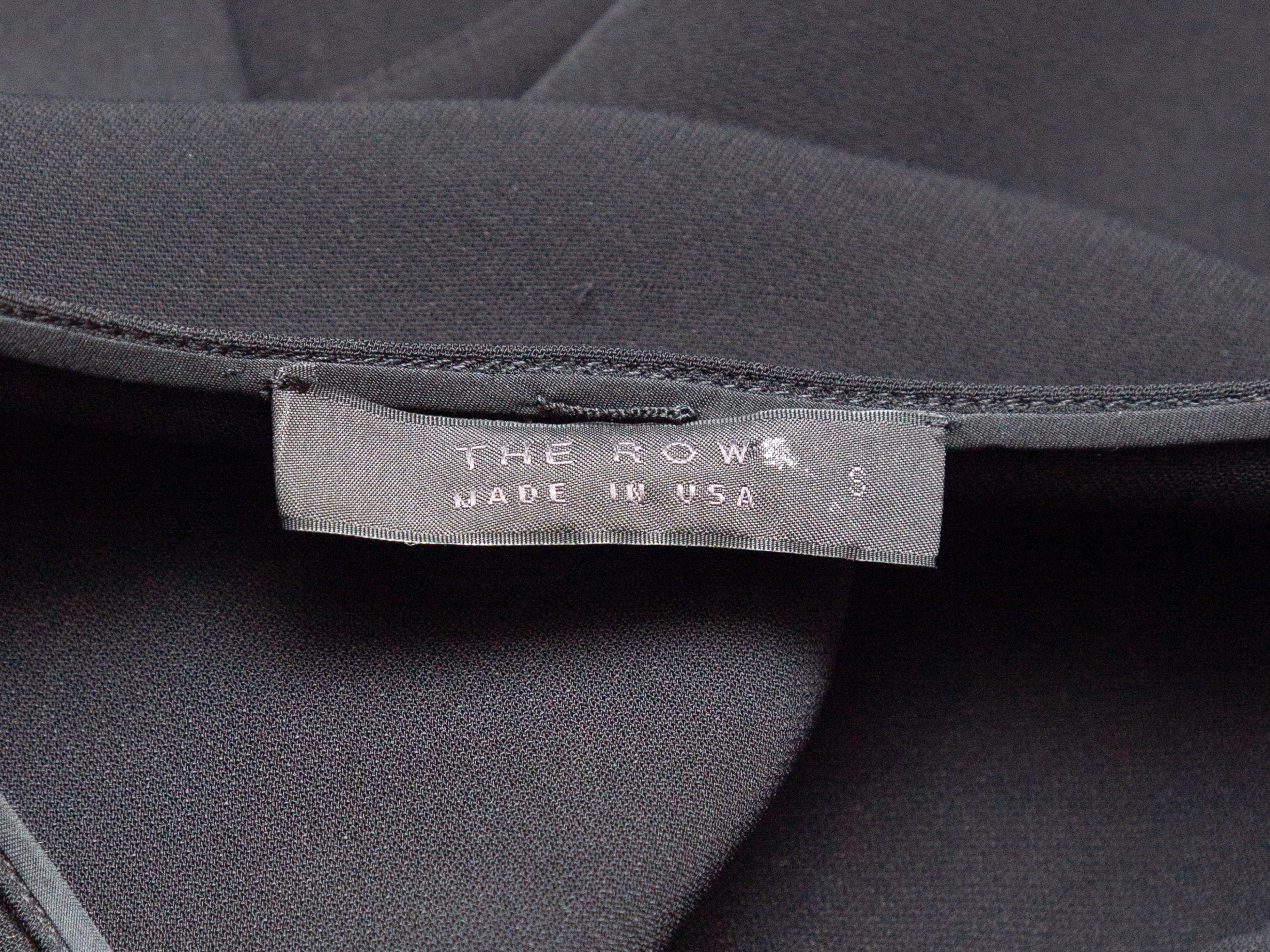 Women's The Row Black Bishop Sleeve Top