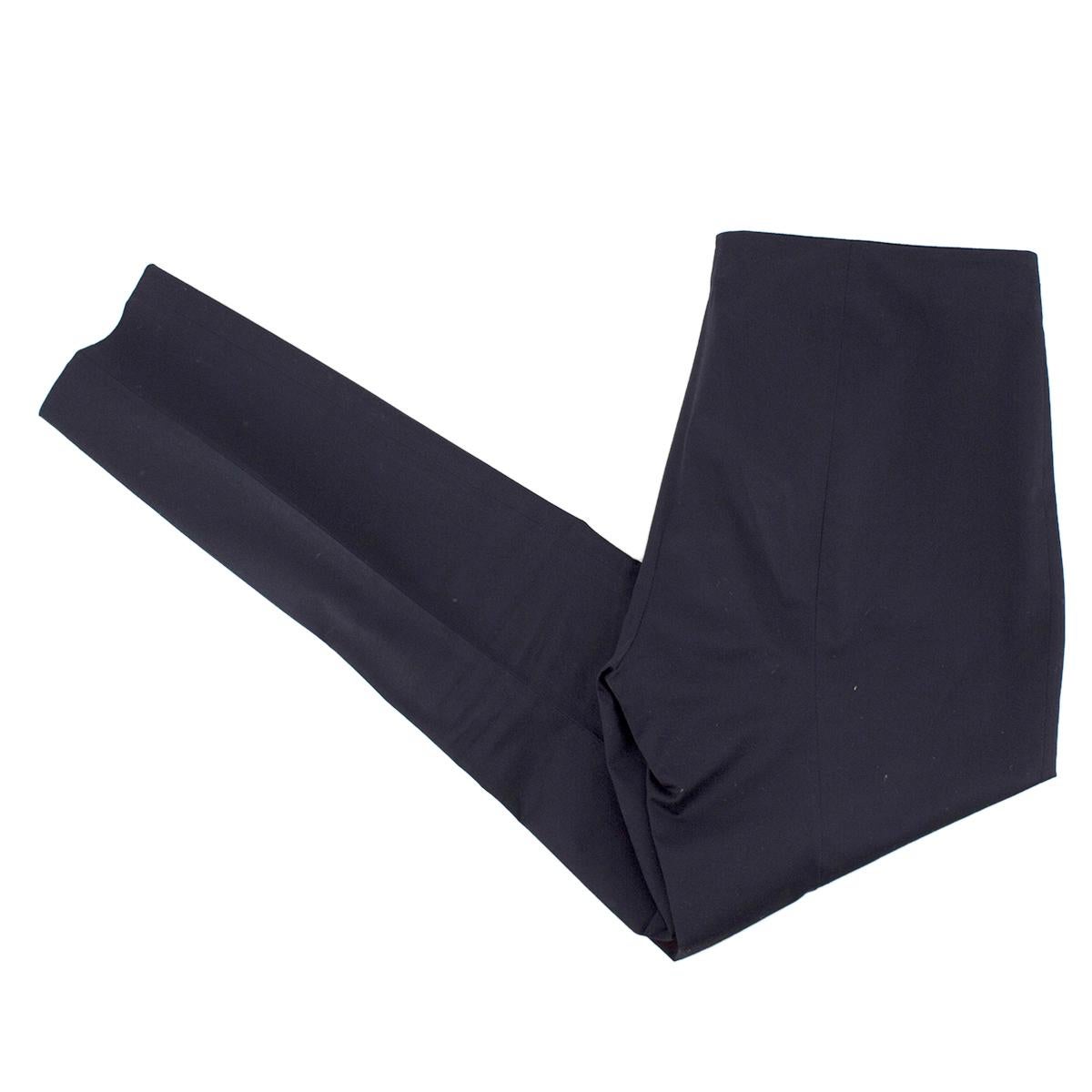 The Row Black Cigarette Trousers US 0-2 In Good Condition For Sale In London, GB