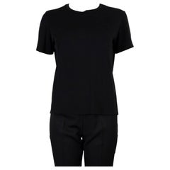 Maglietta The Row in cotone nero CLASSIC JERSEY, taglia M