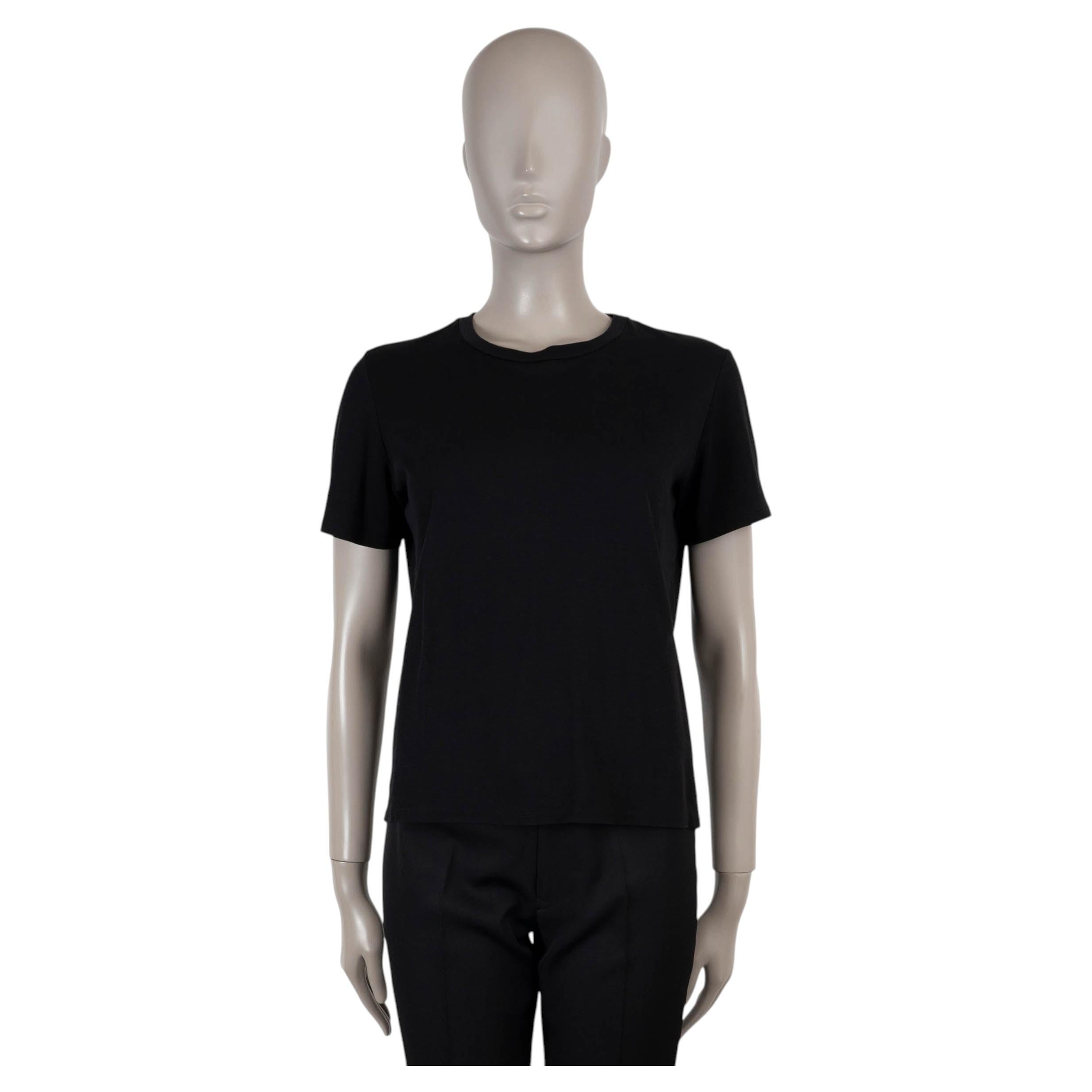 Maglietta The Row in cotone nero CLASSIC JERSEY, taglia M
