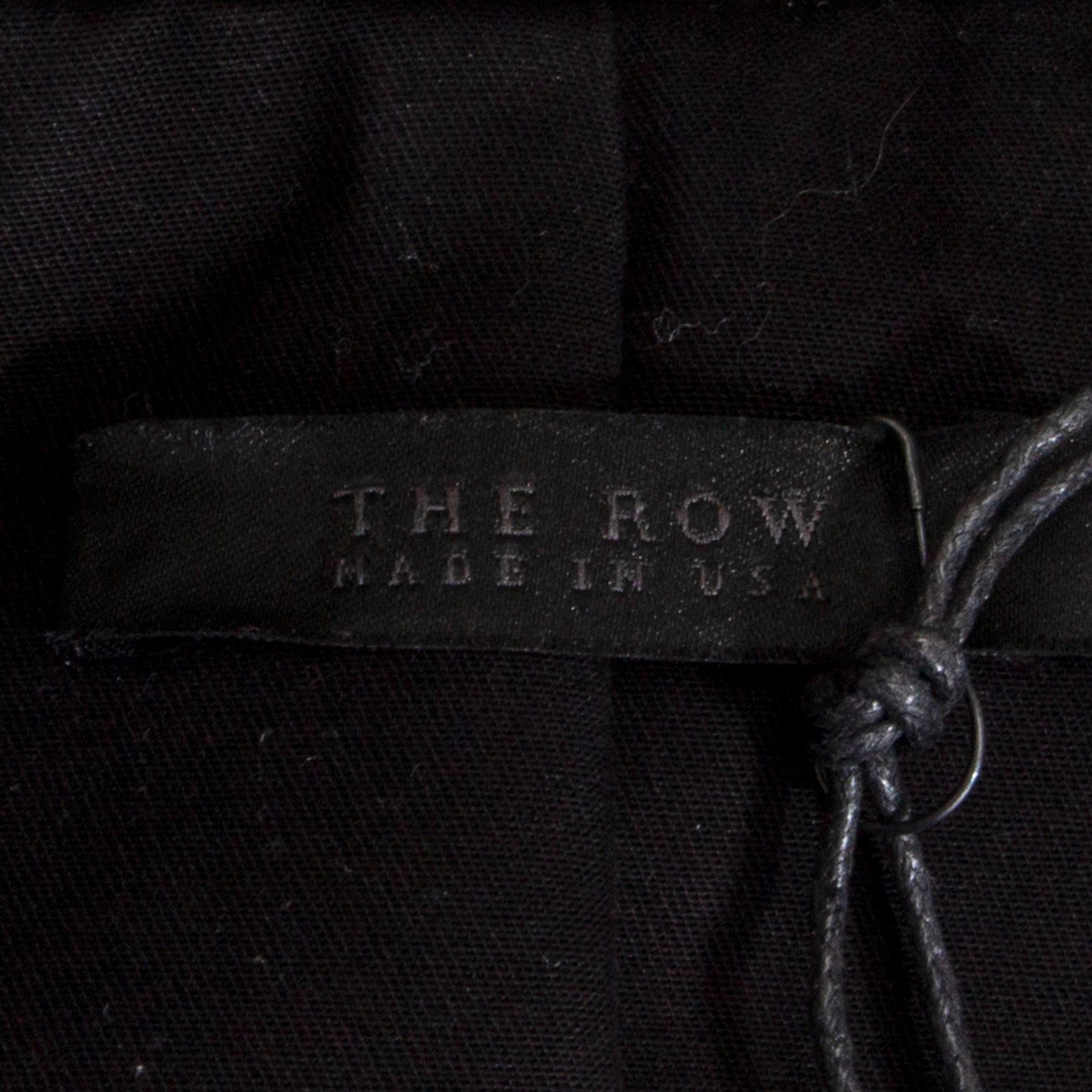 Women's THE ROW black cotton DOUBLE BREASTED GABERDINE Jacket 0 XXS For Sale