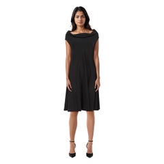 The Row - Vestito nero con scollo a cappuccio - taglia M.