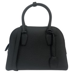 The Row Borsa Tote in pelle testurizzata India 10 nera con tracolla