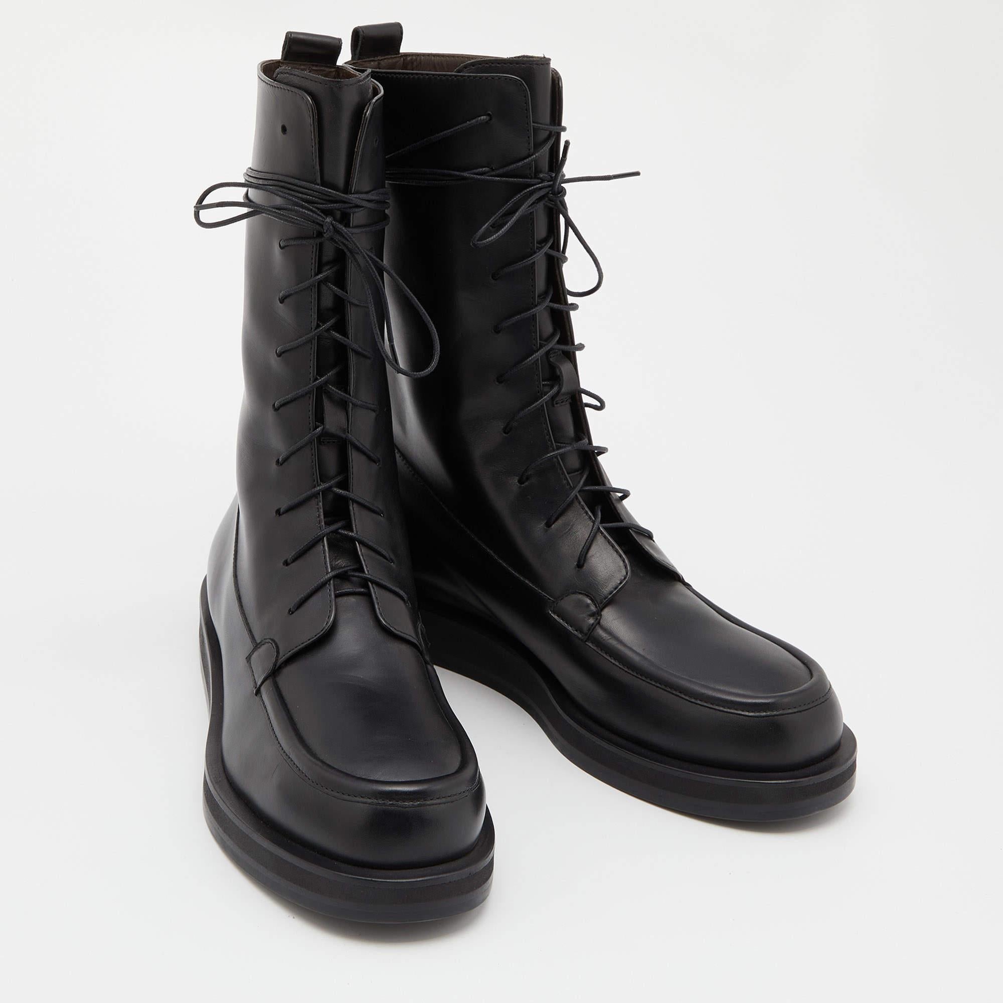 The row white combat boots 2025