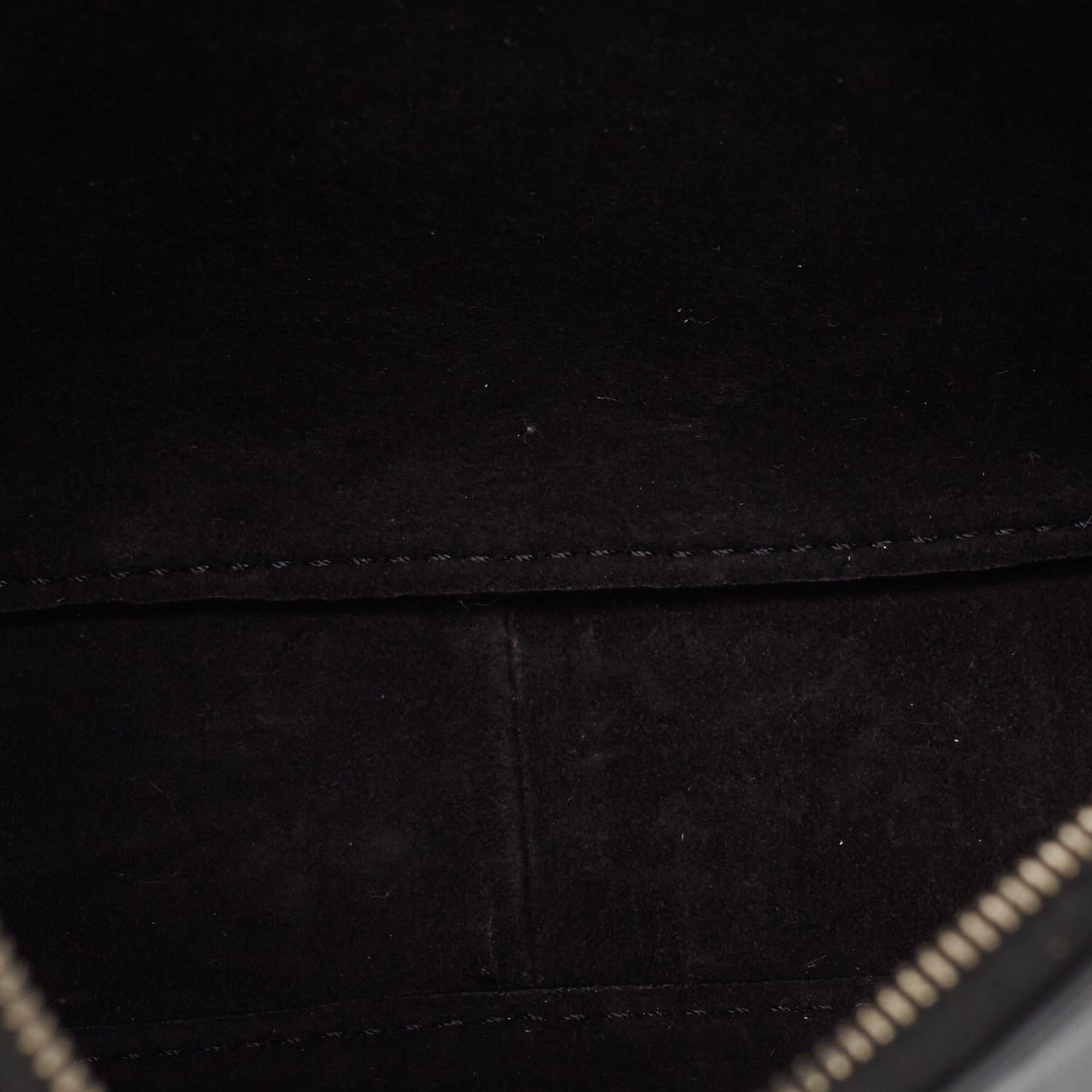 The Row Black Leather Half Moon Shoulder Bag 3