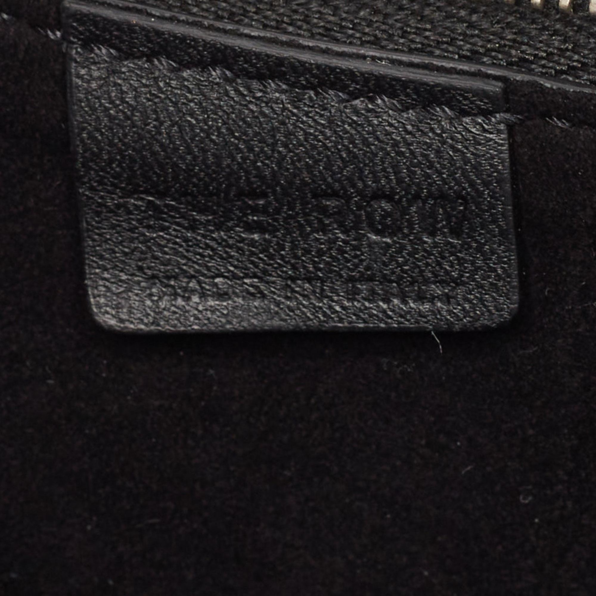 The Row Black Leather Half Moon Shoulder Bag 4