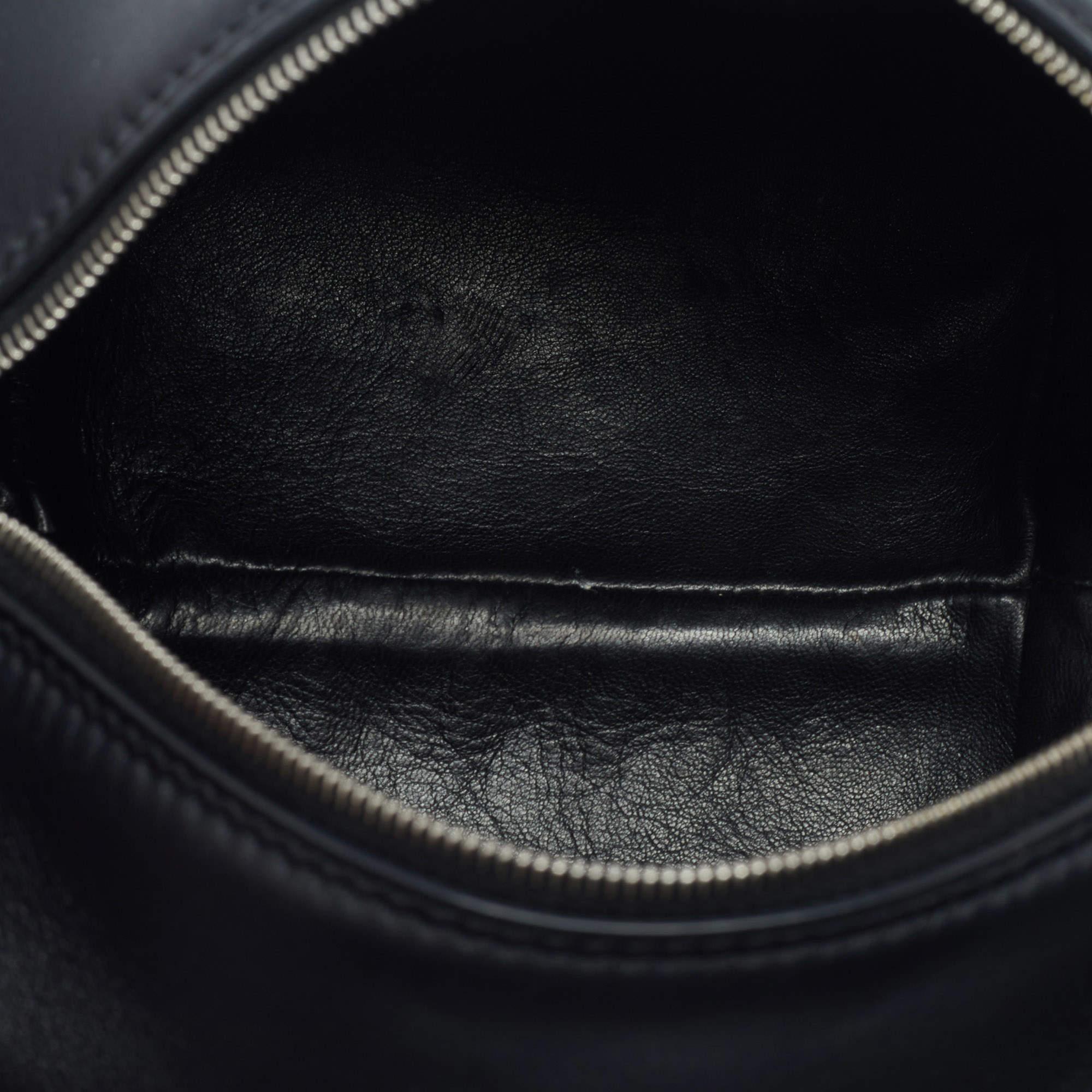 The Row Black Leather Les Bains Clutch Bag 6