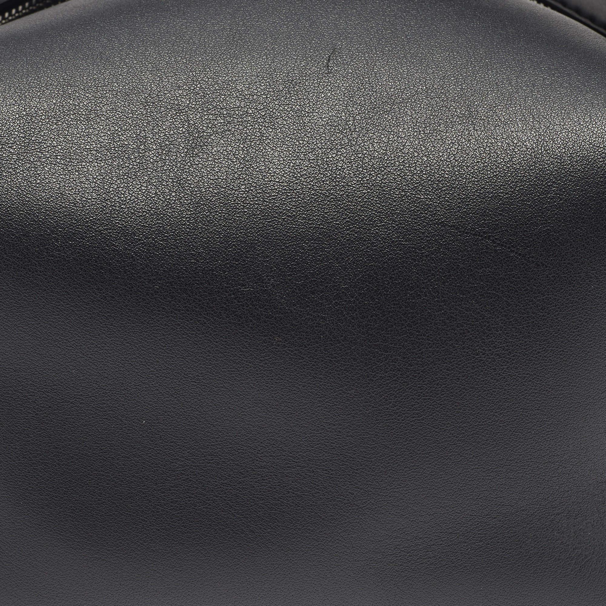 The Row Black Leather Les Bains Clutch Bag 4