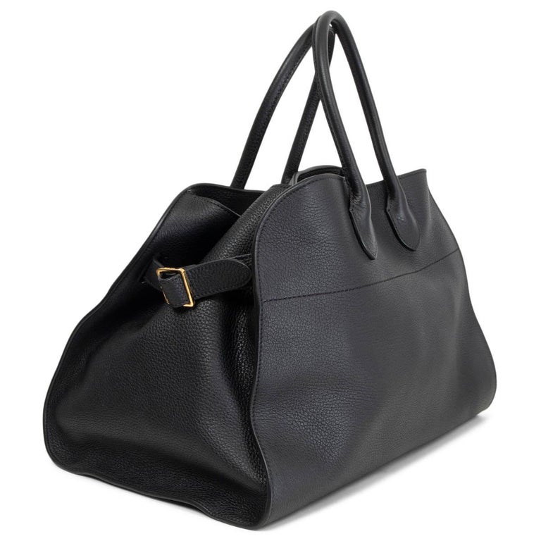 THE ROW black leather MARGAUX 15 SOFT TOTE Bag at 1stDibs | the row ...
