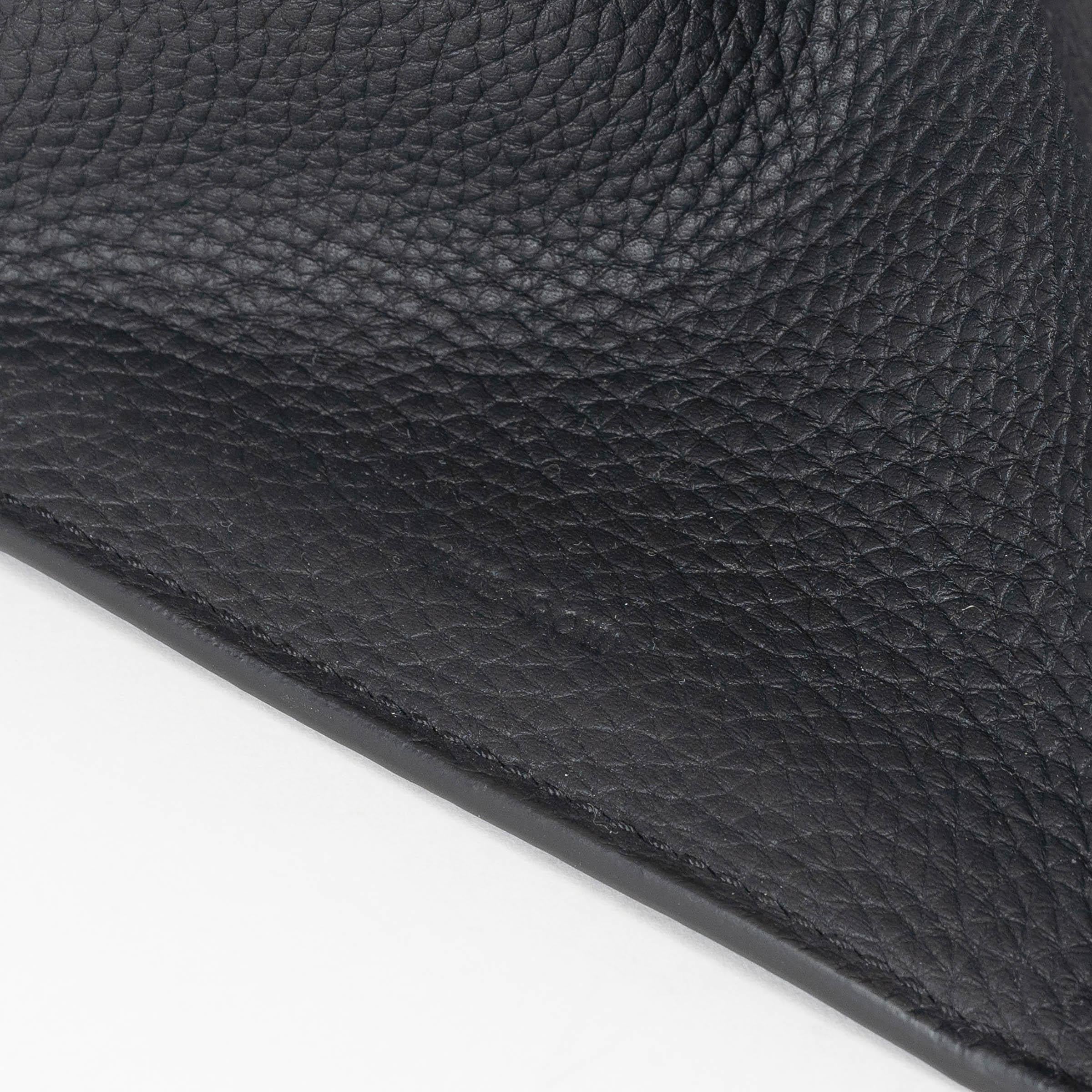 The Row Borsa Tote SOFT MARGAUX 10 in pelle nera in vendita 2