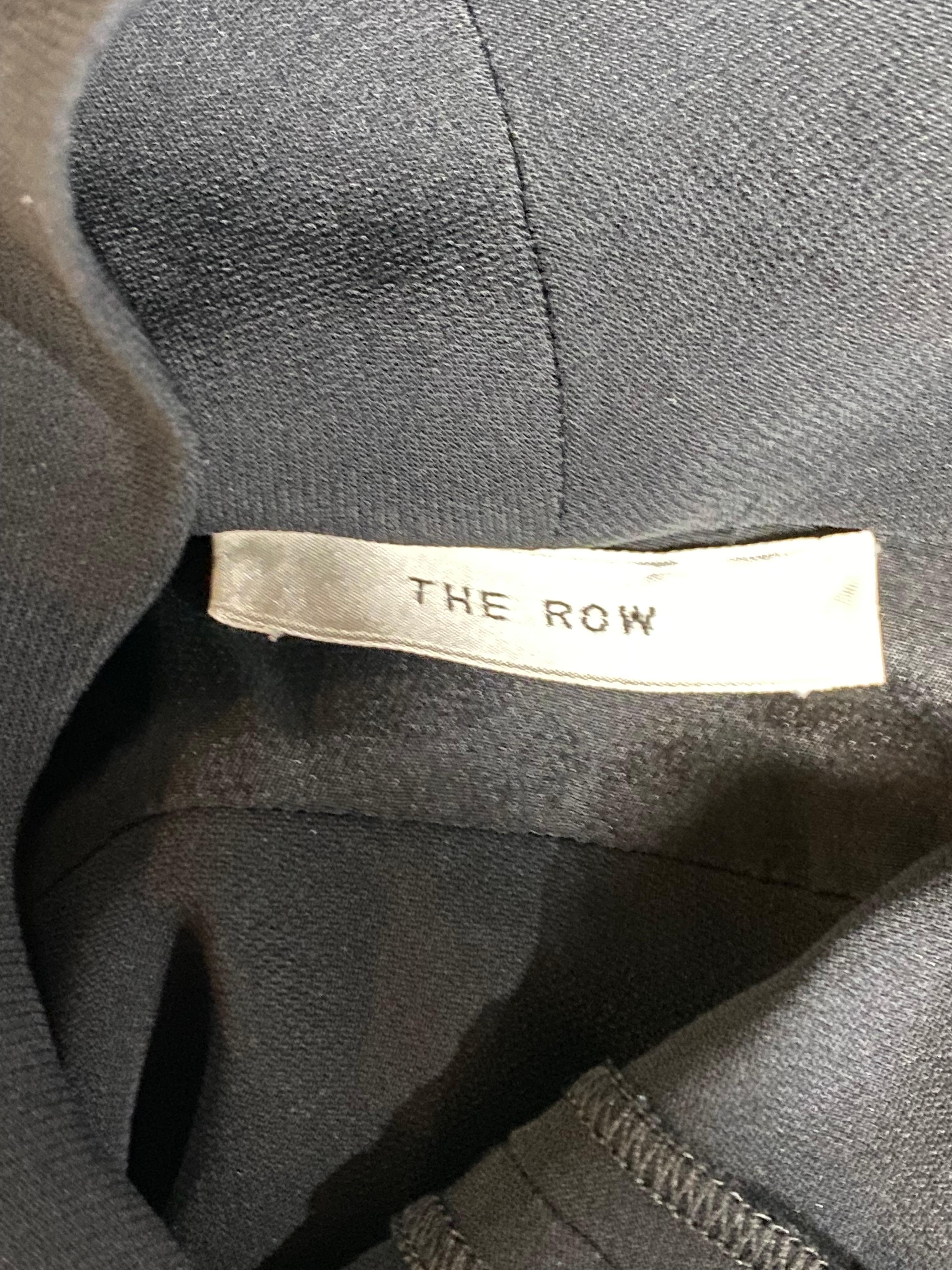 The Row Black Midi Dress, Size Medium For Sale 1