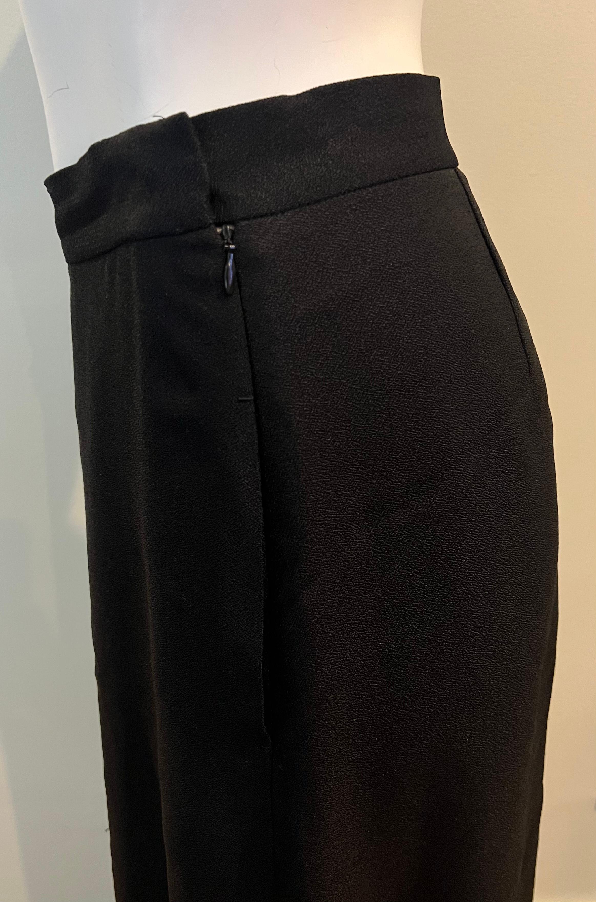 The Row Black Pants, Size 2 For Sale 1