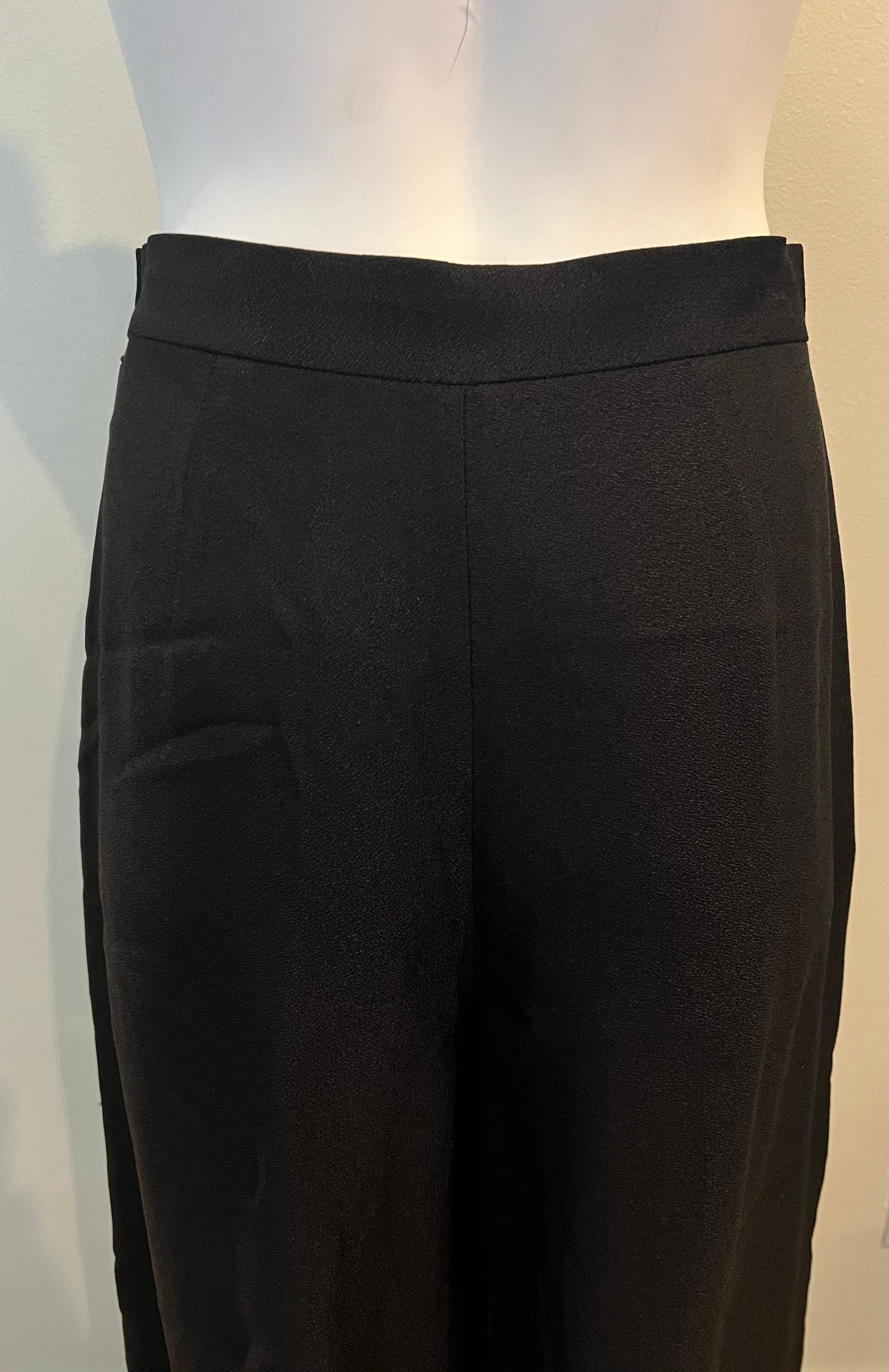 The Row Black Pants, Size 2 For Sale 2