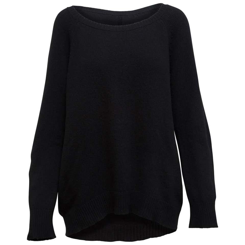 The Row Black Scoop Neck Sweater For Sale at 1stDibs | the row black ...
