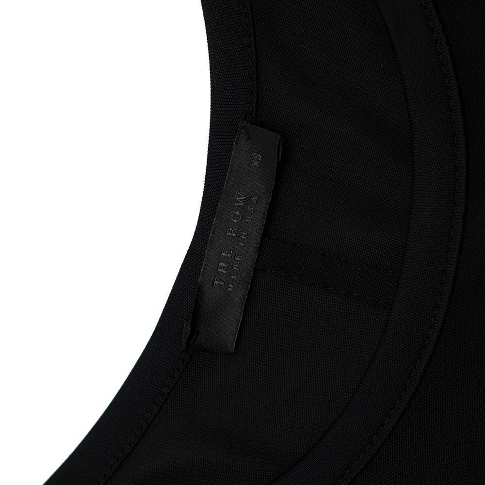 The Row Black Short Sleeve Maxi Dress - Size XS 2