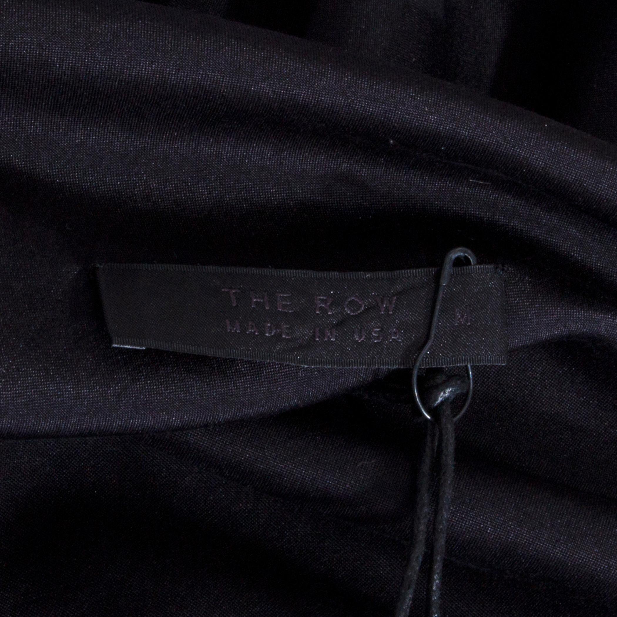 THE ROW black silk COWL NECK Sleeveless A-LINE Maxi Dress M at 1stDibs ...