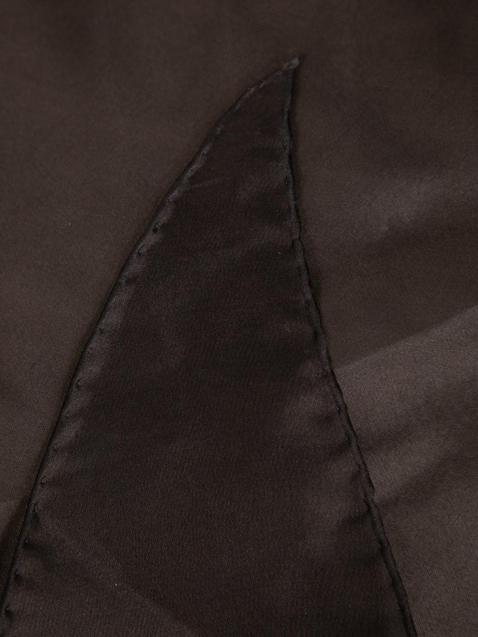 The Row Black Silk Organza Milette Head Scarf 2