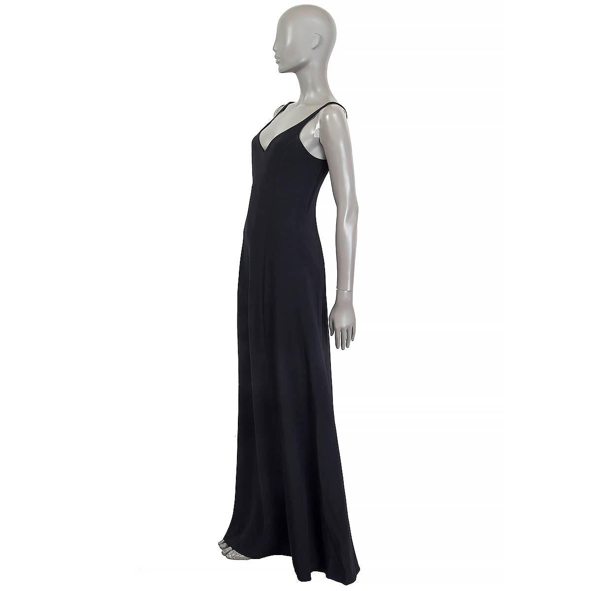 100% authentic The Row casual sleeveless maxi dress in black viscose (97%) and elastane (3%). Lined in black silk (100%). Has been worn and is in excellent condition.

Measurements
Tag Size	6
Size	S
Bust	90cm (35.1in) to 106cm (41.3in)
Waist	90cm
