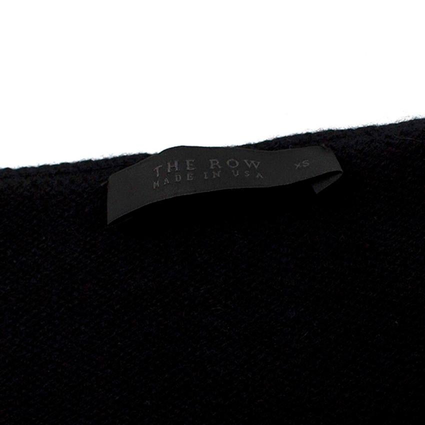 The Row Black Wool Jumper - Size XS In Excellent Condition For Sale In London, GB