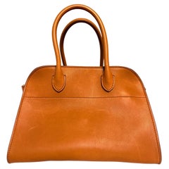 The Row Brown Leather Margaux 10  Bag