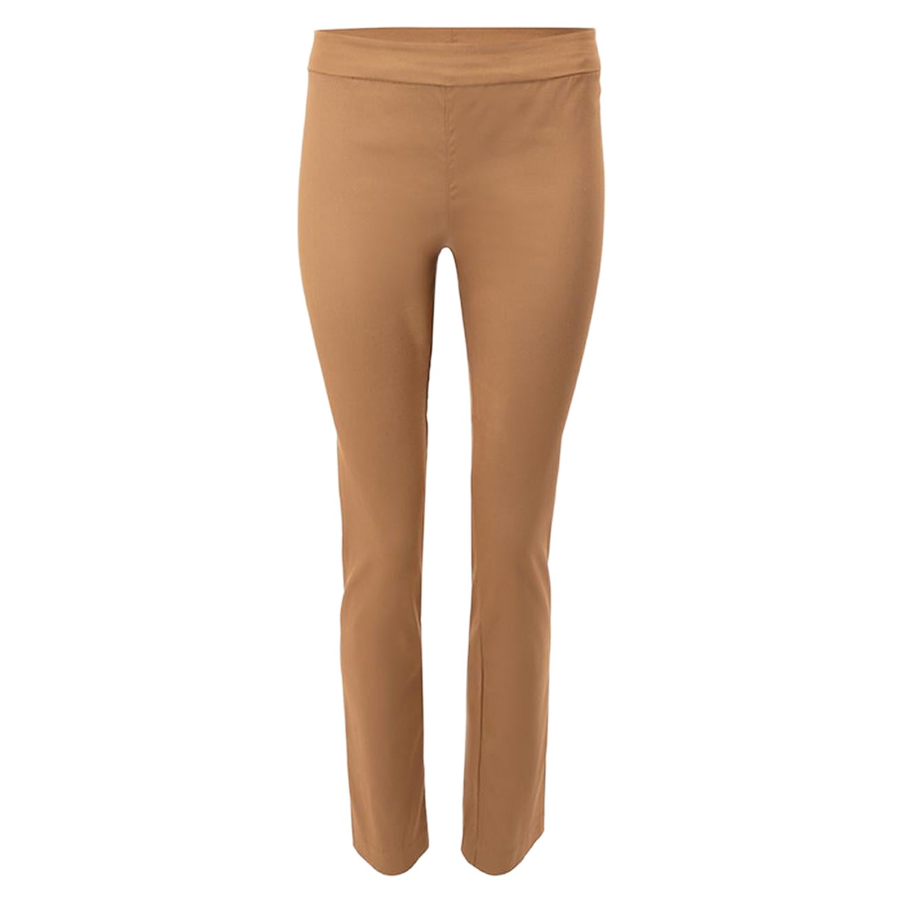 The Row Brown Skinny Leg Mid Rise Trousers Size S