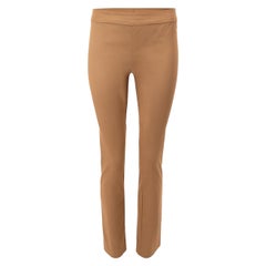 The Row Brown Skinny Leg Mid Rise Trousers Size S