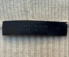 The Row Cashmere Turtleneck Sweater Cream size XS Funnel neck Authentic