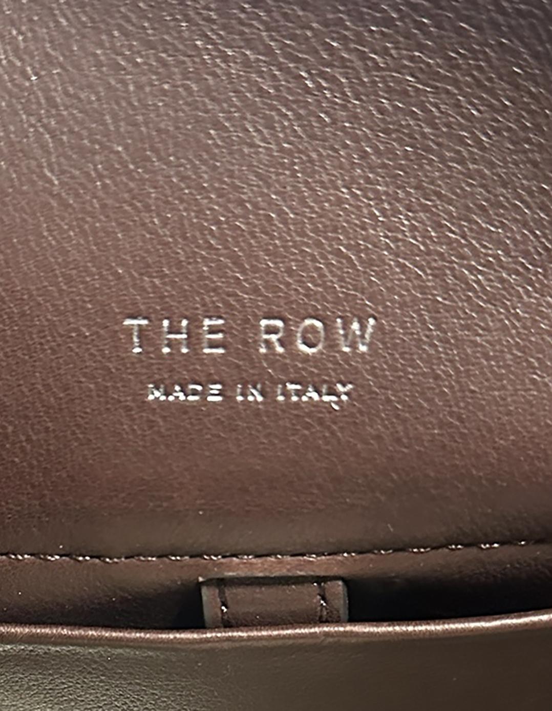 The Row Chestnut Brown Saddle Leather Soft Margaux 10 Bag 5