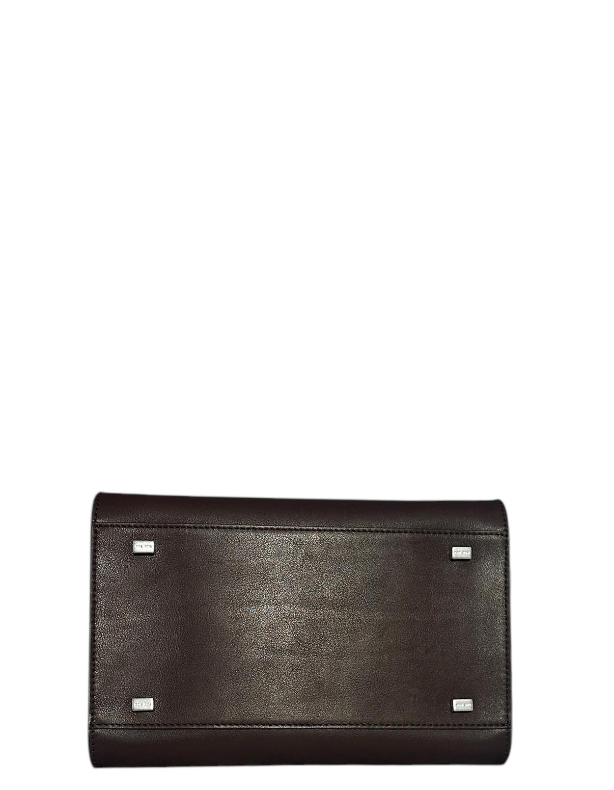 The Row Chestnut Brown Saddle Leather Soft Margaux 10 Bag 2