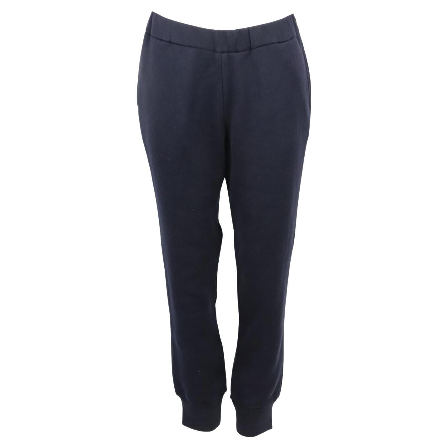 The Row Cotton Jersey Track Pants Medium For Sale at 1stDibs