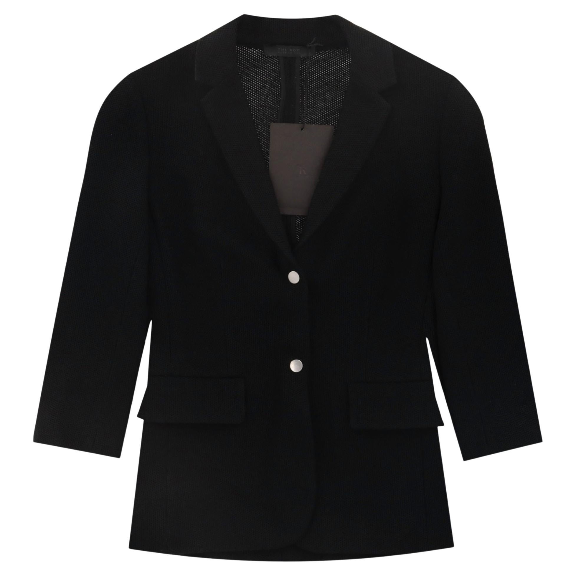 Blazer/Giacca in maglia di cotone di The Row in vendita