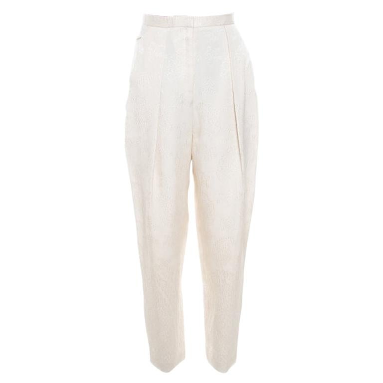 The Row Cream Floral Embossed Jacquard 