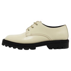 The Row Cream Leather Ranger Derby Size 35.5