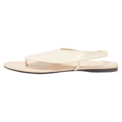 Sandali The Row in pelle color crema taglia 37