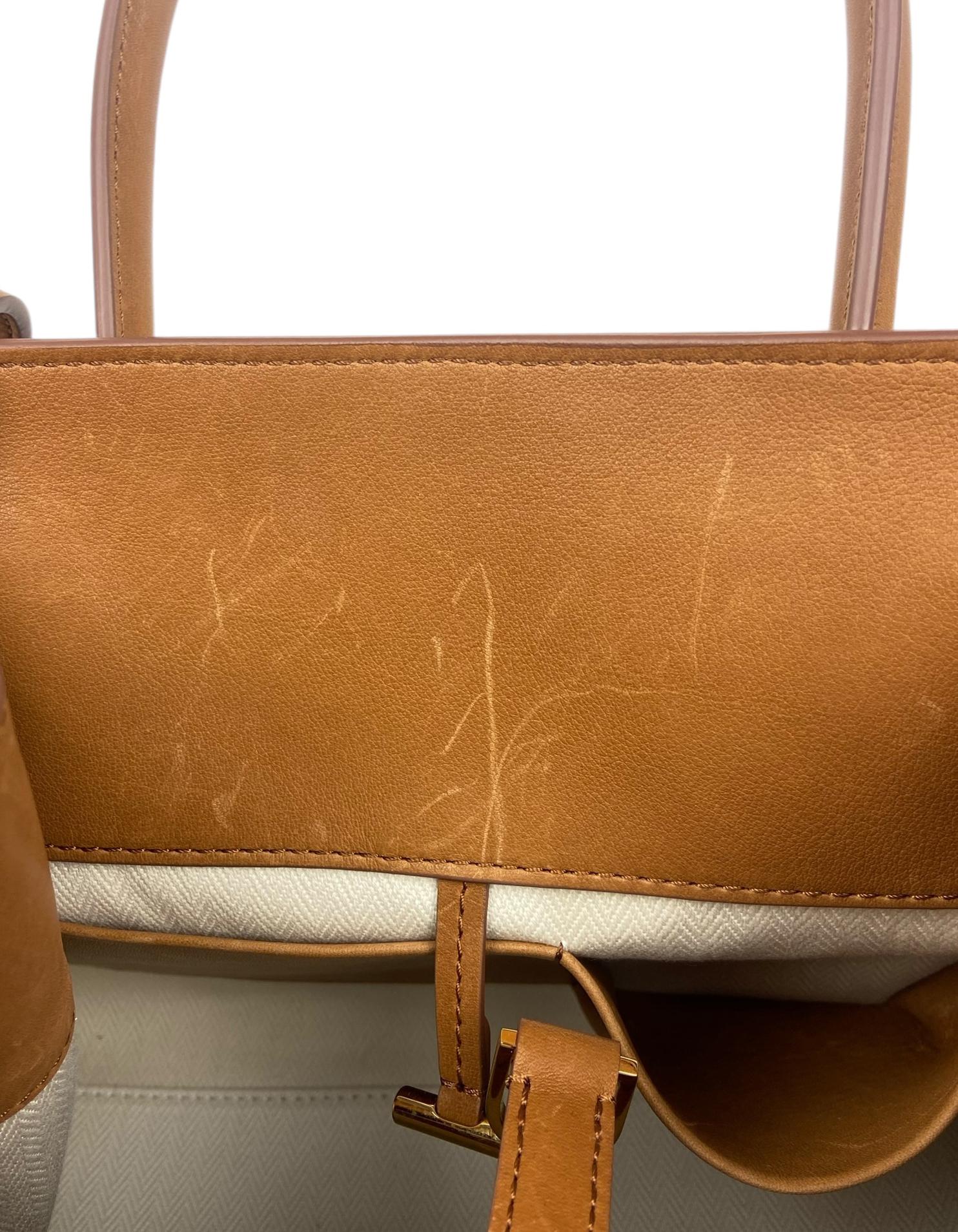 The Row Cuir Tasche aus poliertem Sattel- Kalbsleder und weichem Margaux 12 im Angebot 3