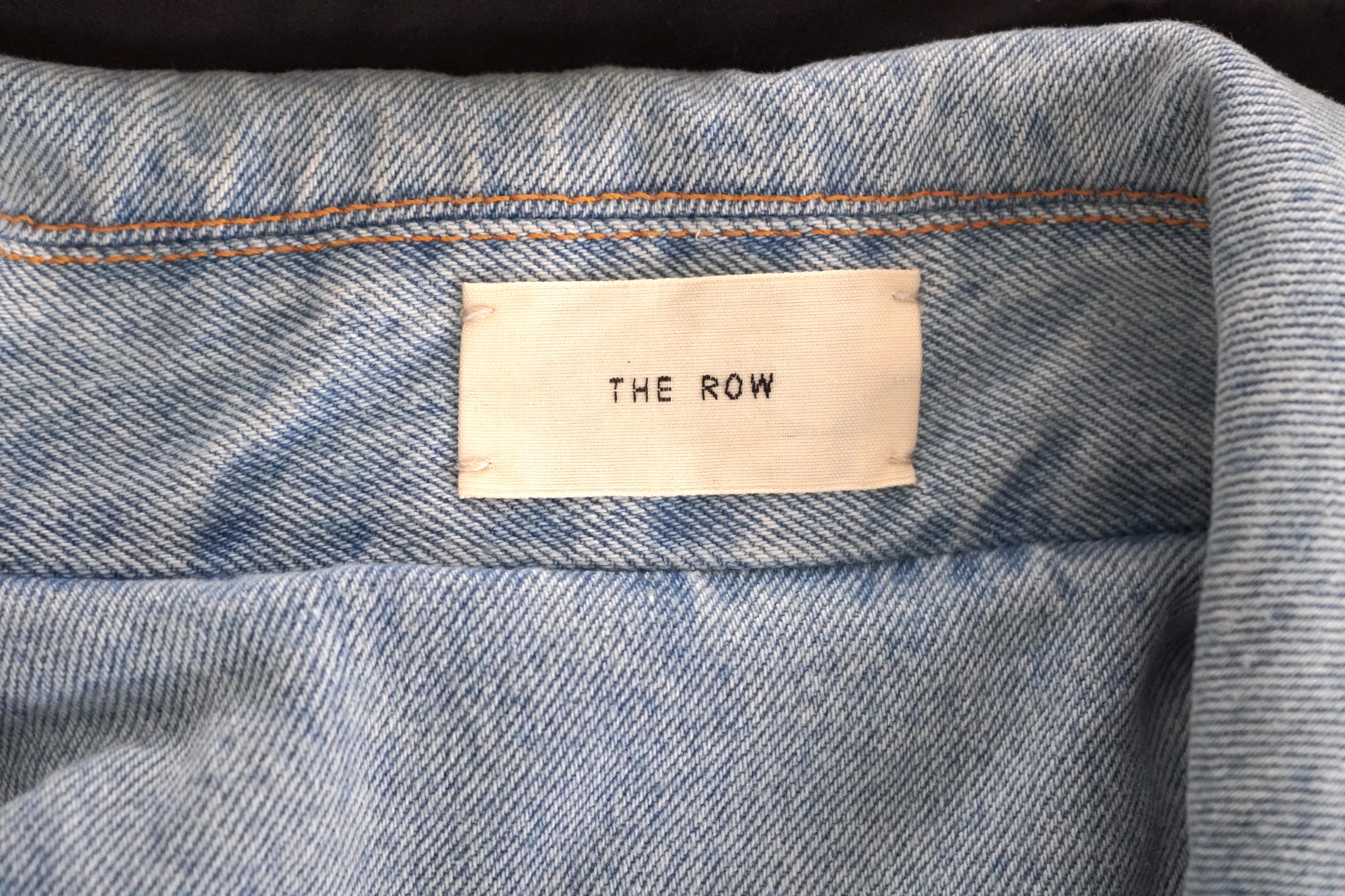 The Row Denim Belted Vest Jacket  For Sale 5