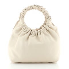 The Row Double Circle Tasche aus Leder Klein Neutral